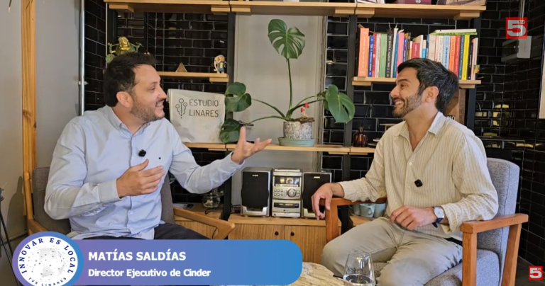CINDER participa en Innovar es Local de TV5 Linares y muestra cómo se innova desde el Maule